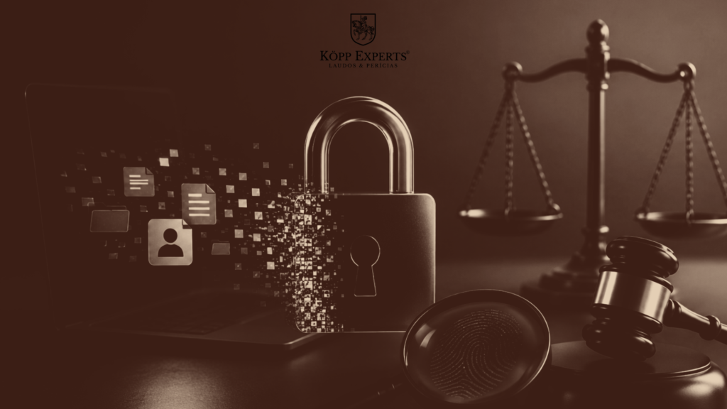 Perícia digital em caso de vazamento de dados LGPD processo judicial